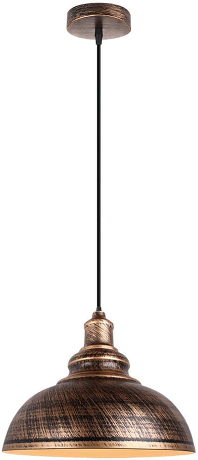 Hanglamp Industrieel Slaapkamer Kroonluchter E27 Plafondlamp Vintage Woonkamer Bronzen
