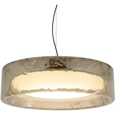 MARSET LED hanglamp Ringo, Ø 90 cm, rookgrijs, kunststof