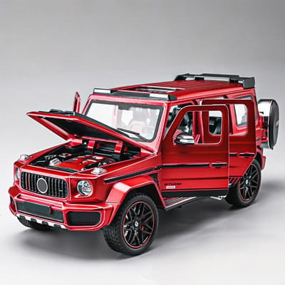 1:24 Mercedes Benz G800 Off Road SUV Diecast Model Legering Metaal Auto Doe-het-zelf Bureau Displays Huis Trendy Speelgoed Ornamenten Geluid & Licht