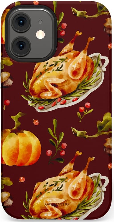 Casetastic Hoesje Geschikt voor Apple iPhone 12 Mini - Stijlvolle Beschermende Duo-layer Case - Overvloed