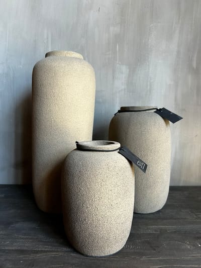Flesvaas STILL| hoog model| 45 cm| kleur LATTE