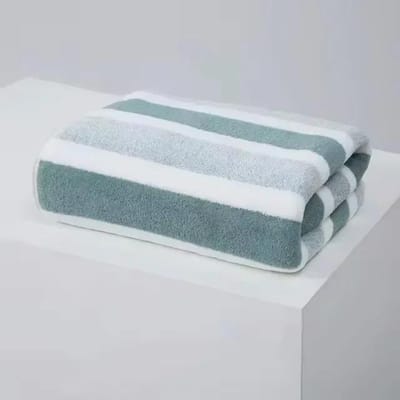 Ensemble de serviettes à rayures à séchage rapide pour une expérience de salle de bain douce et absorbante Serviette de bain ou serviette à main 70x130cm