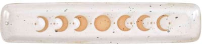 Something Different - Moon Phase Ceramic Ash Catcher Wierookhouder - Creme