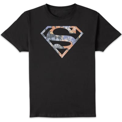 DC Originals Floral Superman T-shirt - Zwart - 3XL