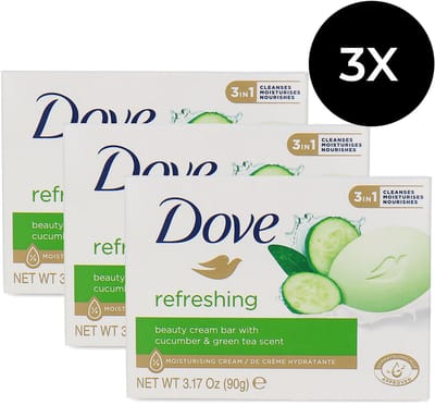 Dove Beauty Cream Bar Refreshing - 3 x 90 gr