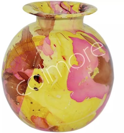 Colmore by Diga vaas-Iron Yellow enamel-Ø26x26x28cm