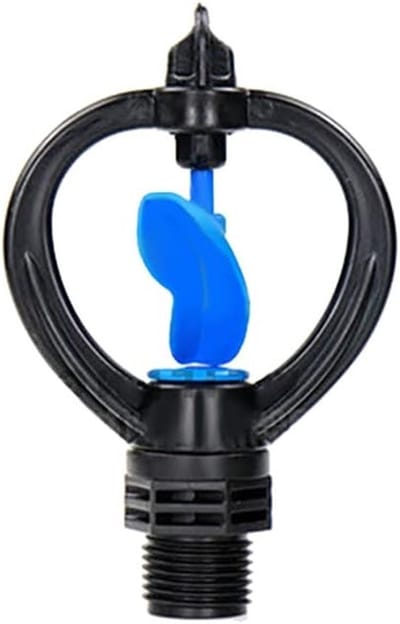 Plastic Vlinderkop Irrigatie Sprinkler 360 Graden Rotatie - 10 Stuks voor Tuin, Gazon en Kweekhuis Spray