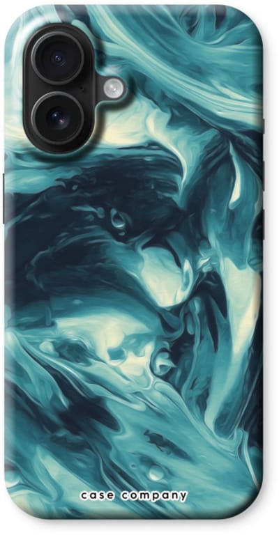 Case Company® - Hoesje geschikt voor iPhone 16 hoesje - Dreaming About Whales - Tough Case - Maximale Bescherming alle Kanten en Schermrand