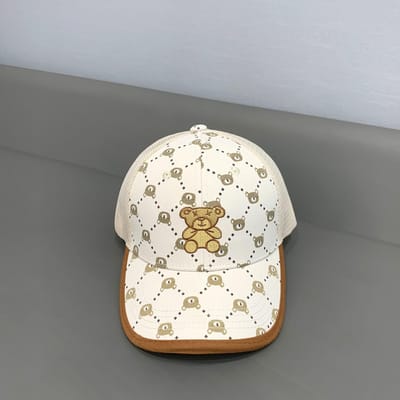 Wit Khaki Nieuwe Mode Baby Cartoon Hoed Kinderen Katoenen Baseballpet Baby Peuter Verstelbare Snapback Hoed Voor Kinderen 48-54cm white