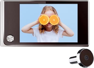 Digitale Deurspion - Deurcamera Monitor - Huis Beveiliging - Geen Wifi Nodig - 35 Inch Scherm - Zwart