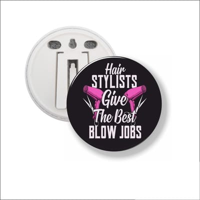 Button Met Clip 58 MM - Hair Stylists