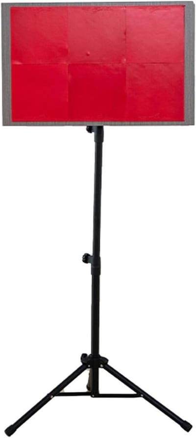 Tafeltennis Reboundbord - Trainingsbord Tafeltennis - Vaardigheden Verbeteren - Verstelbare Hoek - 60-110 cm Hoogte - Rood