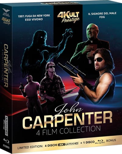 4K Ultra HD & Blu-ray Collectie: Klassieke Horrorfilms van John Carpenter