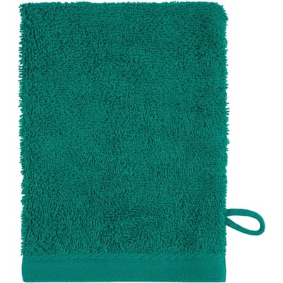 The One Towelling Washand - 16 x 21 cm - Washandje - 100% Katoen - Emeraldgroen
