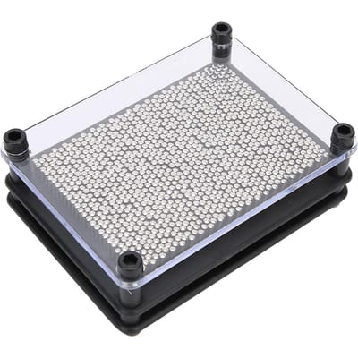 Handmal Metalen Bord Driedimensionale Handafdruk Naald Speelgoed Cadeau Decoratie Ornament(S Metaal ) gray