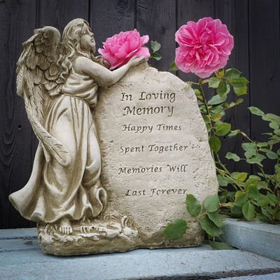 Betonnen tuinbeeld - In loving Memory
