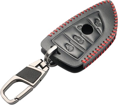 Autosleutelhoes voor BMW - Sleutelbehuizing - Hanger van Zinklegering - 4 Knoppen - BMW 1 Serie 2 Serie 3 Serie 5 Serie 6 Serie 7 Serie X1 X3 X4 X5 X6