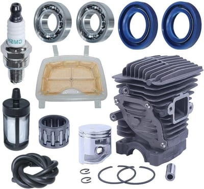 Kettingzaag Onderdelen - Cilinder Zuiger Kit - Motor Onderhoud - Precisie Boring - 38 mm - Metaal