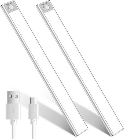 Oplaadbare LED Bewegingsmelder Kastverlichting - USB Oplaadbaar Nachtlampje voor Kast en Keuken
