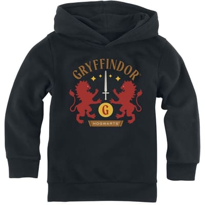 Harry Potter Trui met capuchon - Gryffindor - 98 tot 116 - voor Kinderen - zwart