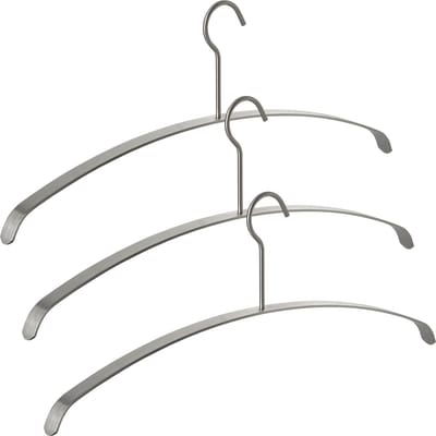 SOTECH 3s Kleerhanger echt roestvrij staal 455 x 20 x 185 mm Kleerhanger Hanger voor wandkapstok