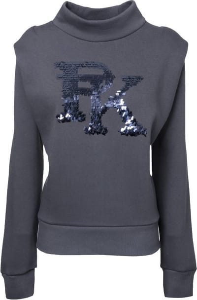 PK International Sportswear - Sweater - Trui - Optimist - Gevoerd - Charcoal - Donkerblauw - Donkergrijs - 158