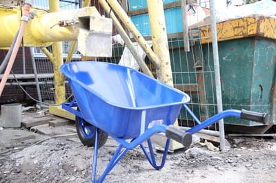 Bouwkruiwagen Bak 80 L Ivana Blauw Extra Versterkt