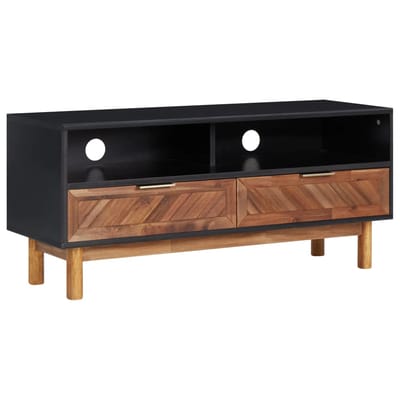 vidaXL - Tv-meubel - 100x35x45 - cm - massief - acaciahout - en - MDF