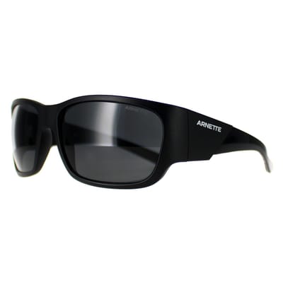 Arnette AN4324 Lil' Snap 275887 matzwarte donkergrijze zonnebril