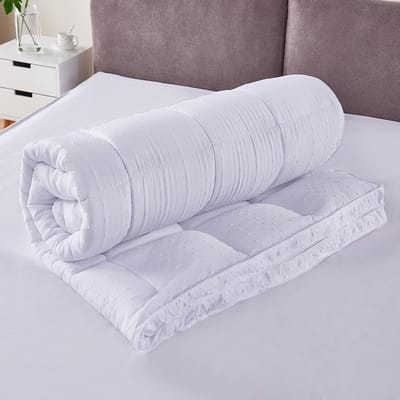 MATRAS TOPPER 3D microvezel matrastopper,antislip,extra zacht 135 x 190 cm,perfect voor divanbedden of waterbedden