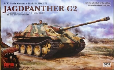 Rye Field Model Modelbouwpakket Militaire voertuigen - 5031 Sd.Kfz.173 Jagdpanther G2 Tank Plastic - 1:35 - Modelbouw
