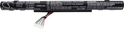 Laptop accu 1600mAh