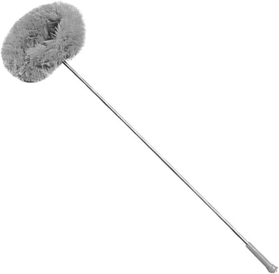 Plafondventilator Stofdoek - Lange Borstel - Hoog Reinigen - Intrekbare Steel - 115 cm - Grijs