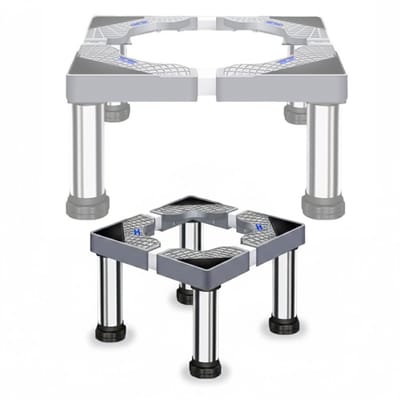NBAP® Wasmachine Verhoger - Ombouw - Kast - Grijs