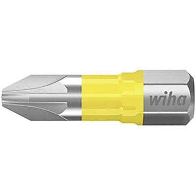 Wiha 41589 Kruis-bit Aandrijving: 1/4 (6,3 mm) Uitvoering: Kruiskop Pozidriv PZ 2 25 mm