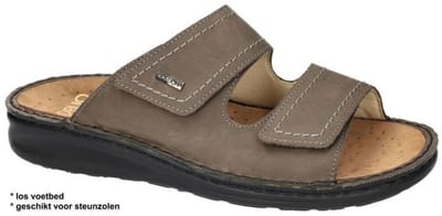 Fidelio Hallux -Heren - taupe donker - pantoffels & slippers - maat 47