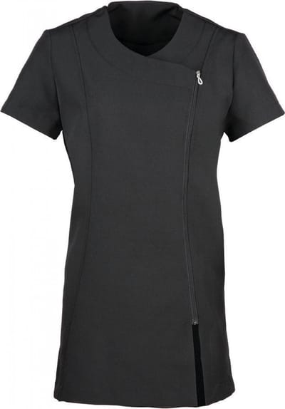 Schort/Tuniek/Werkblouse Dames S (10 UK) Premier Black/black 100% Polyester