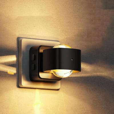 CRLYN® Stekkerlamp Dimbaar voor Binnen - Stopcontactlamp - Stekkerspots