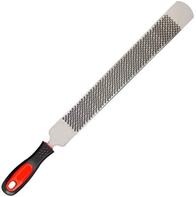 Ergonomische hoefvijlen met handvat van koolstofstaal, dubbelzijdig, voor het repareren van hoefijzers en het slijpen van tanden