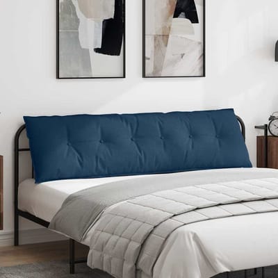 vidaXL - Rugkussen - Blauw - 200 - x - 19 - x - 50 - cm - Stof