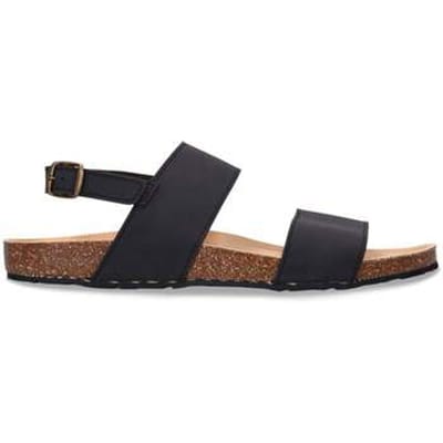 Sandalen Nae Vegan Shoes Vegan Sandalen met Zool van Gerecyclede Autobanden Savai Zwart