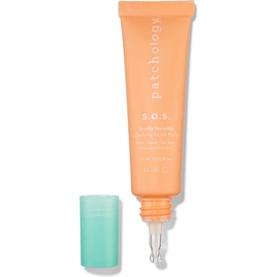 Patchology S.O.S. Totally Invisible Clarifying Liquid Patch 20ml – Acne Spot Treatment – Onzichtbare Pimple Patch Serum – Met Niacinamide, Zwavel & Succinic Acid – Tegen Puistjes, Roodheid & Vlekjes – Werkt Onder Make-up – 24/7 Clear Skin
