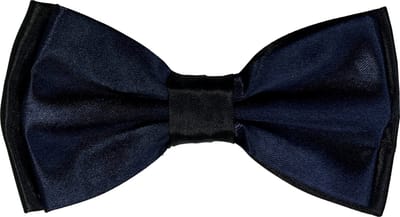 Fako Fashion - Vlinderstrik - Vlinderdas - Strik - Duo Tone - 12cm - Navy Blauw