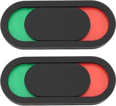 Allecto Plus - Leeg Bezetschijfje Rood Groen | Schuifregelaar Niet Storen | Zelfklevend Deurbord voor Doe-het-zelf | Geschikt voor Toilet, Badkamer en Meer | 2 Stuks