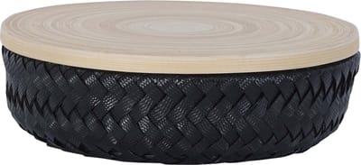 Handed By Wonder XS - Opbergmand rond met deksel- zwart