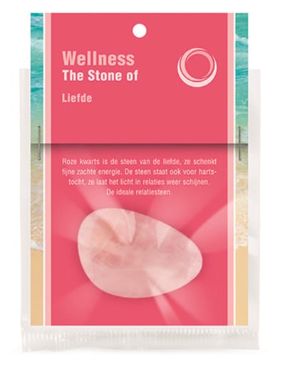 The stone of Liefde (Roze kwarts)