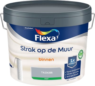 Flexa - Strak Op De Muur Binnen Mat - T4.04.66 - Mengverf - 10 L