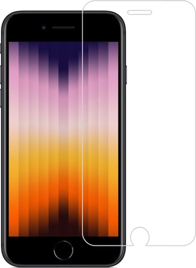 Screenprotector - Geschikt voor Apple iPhone SE (2022) - Extra Sterk - Beschermglas - Gehard Glas - Tempered Glass - Screen Protector