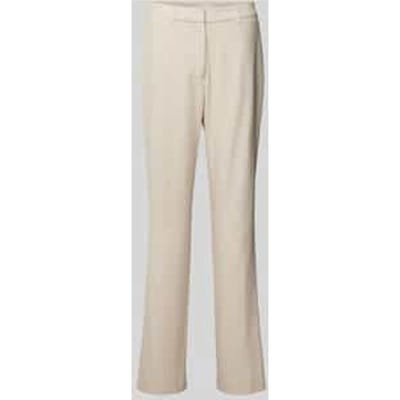 Tapered fit stoffen broek met structuurmotief