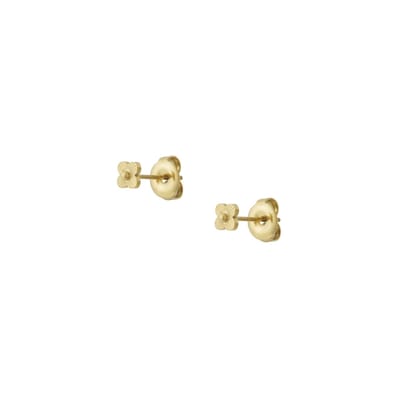Mini Bloom Oorbellen | RVS (verkleurt niet) | Goudkleurig | Cadeau voor haar | Yehwang | Kerst | Verjaardagscadeau